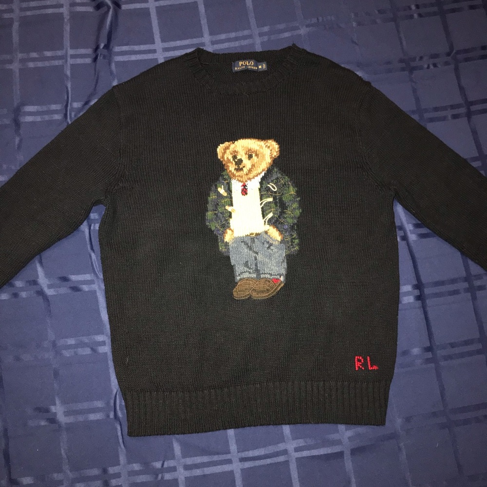 Ralph Lauren Preppy Polo Bear Sweater